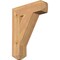 Ekena Millwork Traditional Craftsman Smooth Bracket, Western Red Cedar, 3 1/2"W x 14"D x 18"H BKT04X14X18TRA04SWR - alternate 1